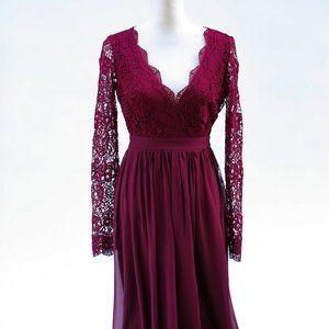 Lulus Lace Backless Dress